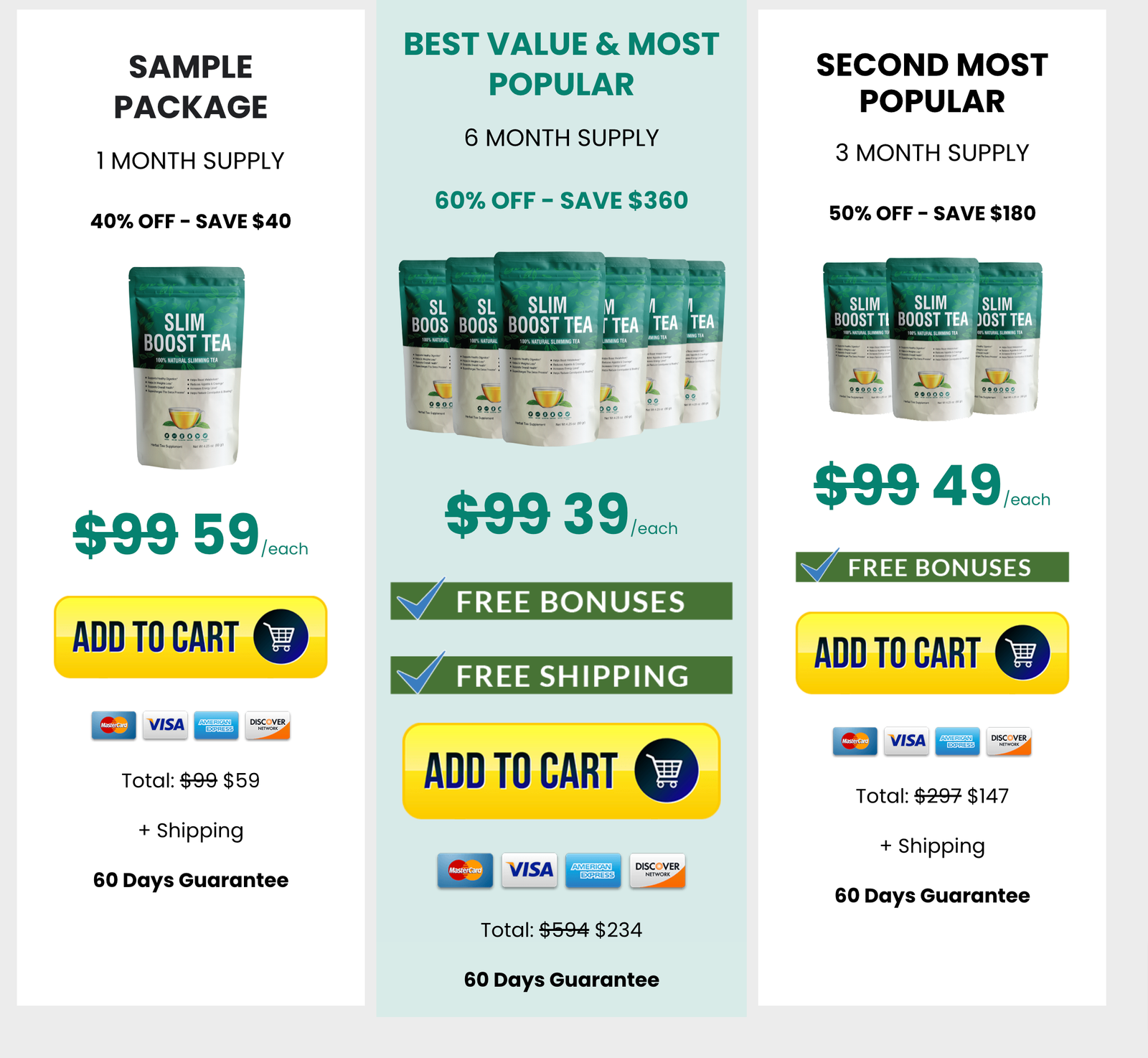 Slim Boost Tea price